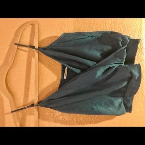 Silk Cross Front Top